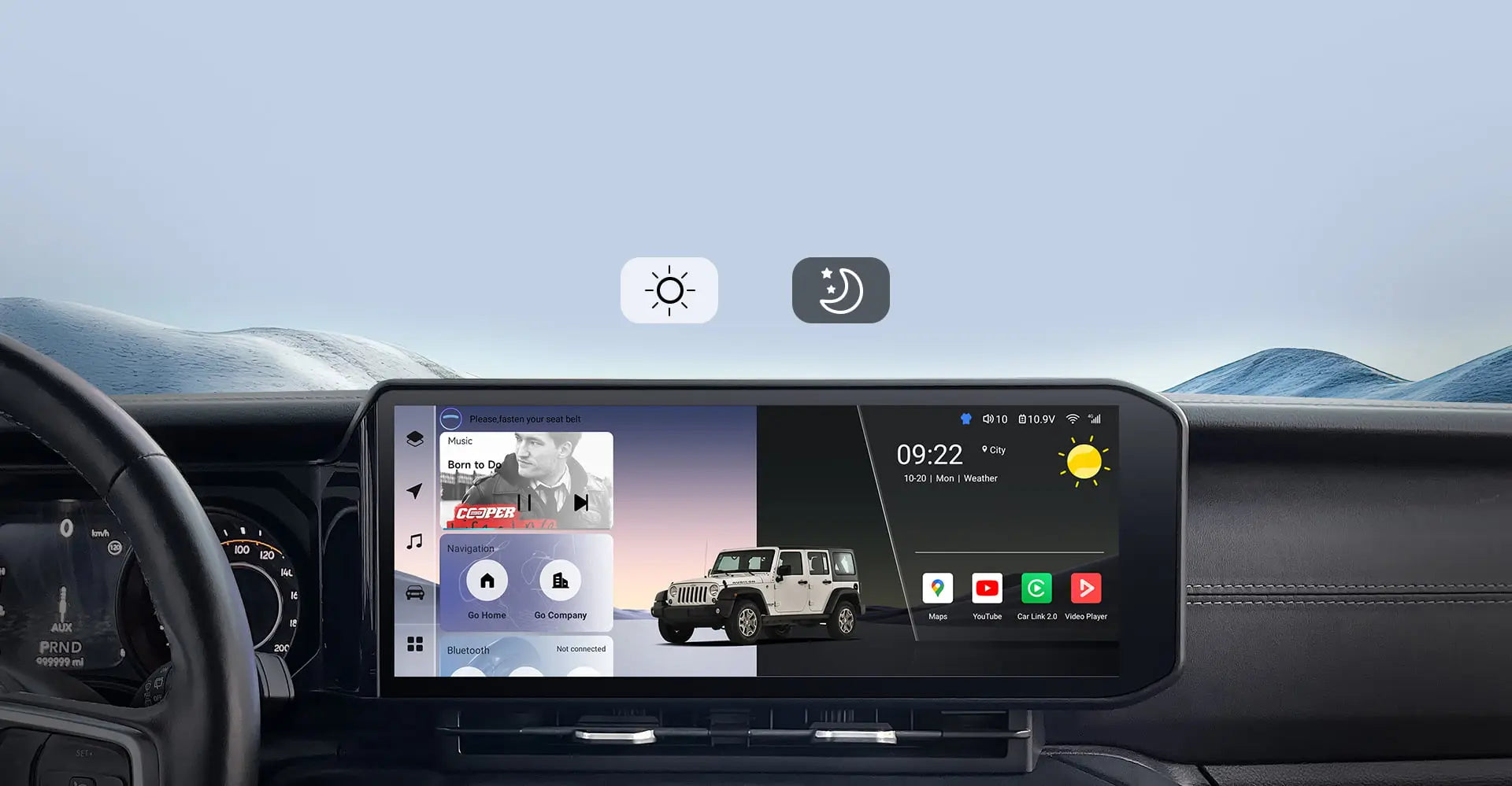 Upgrade Your 2018–2023 Wrangler with a 15-Inch Giant Screen – Instantly Transform It to a "2025 Model"! Max Out the Interior Tech Appeal Youducar