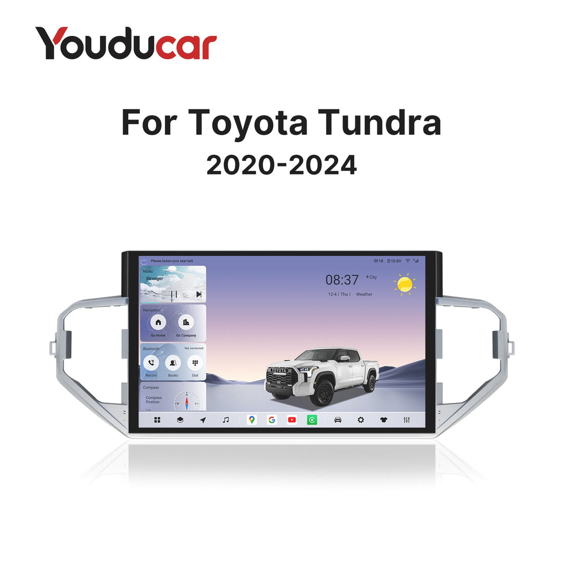 The Ultimate Cabin Upgrade for 2020-2024 Toyota Tundra: Youducar 14.6-Inch Android Head Unit with All-New CT-UI Smart Interaction System