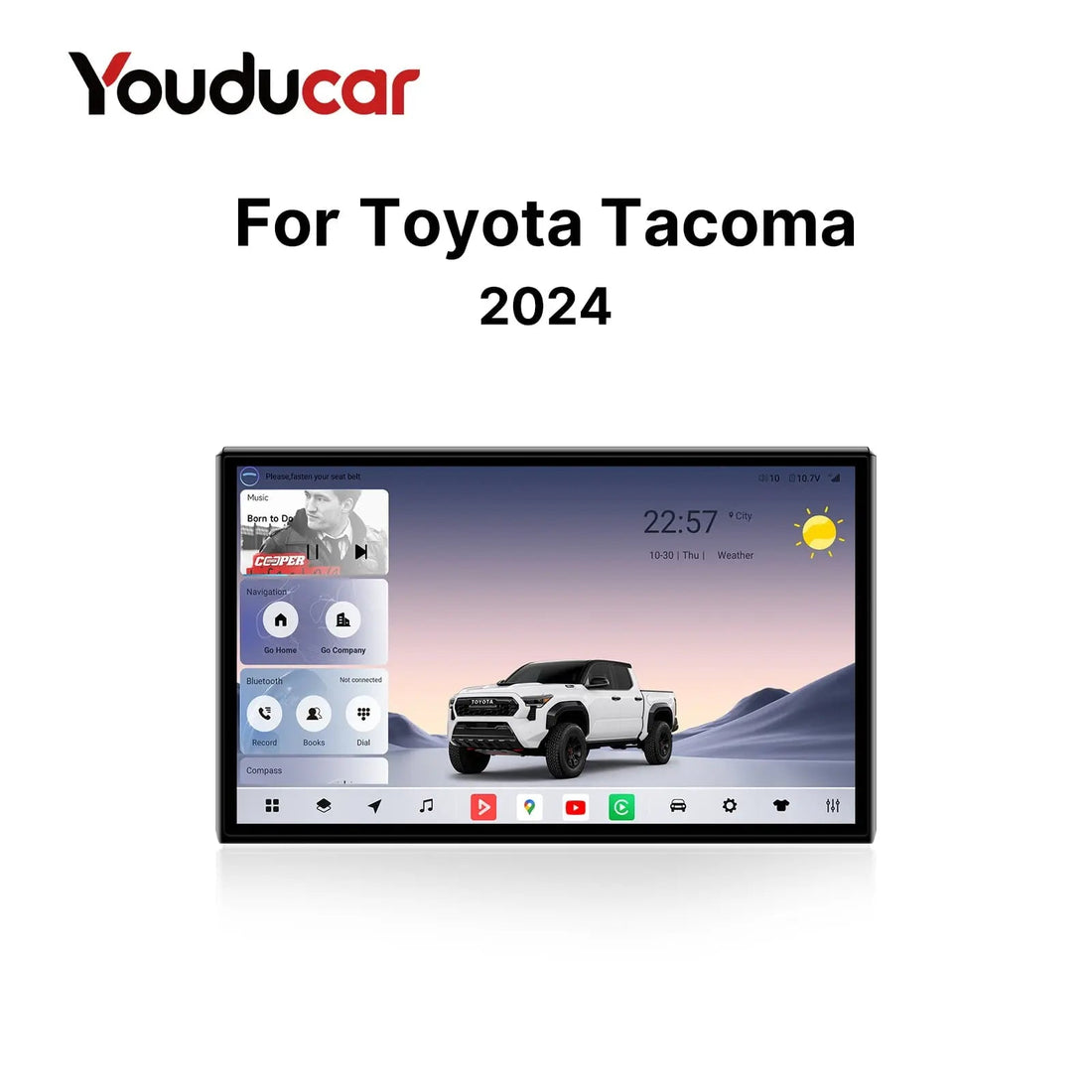 Upgrade Your 2024 Toyota Tacoma: Youducar 14.6-Inch Android Head Unit Review