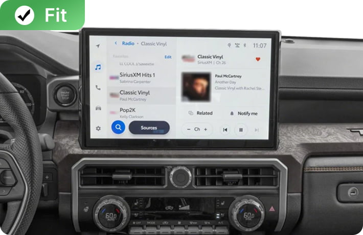 Honda CR-V factory radio screen option A – OEM style dashboard display