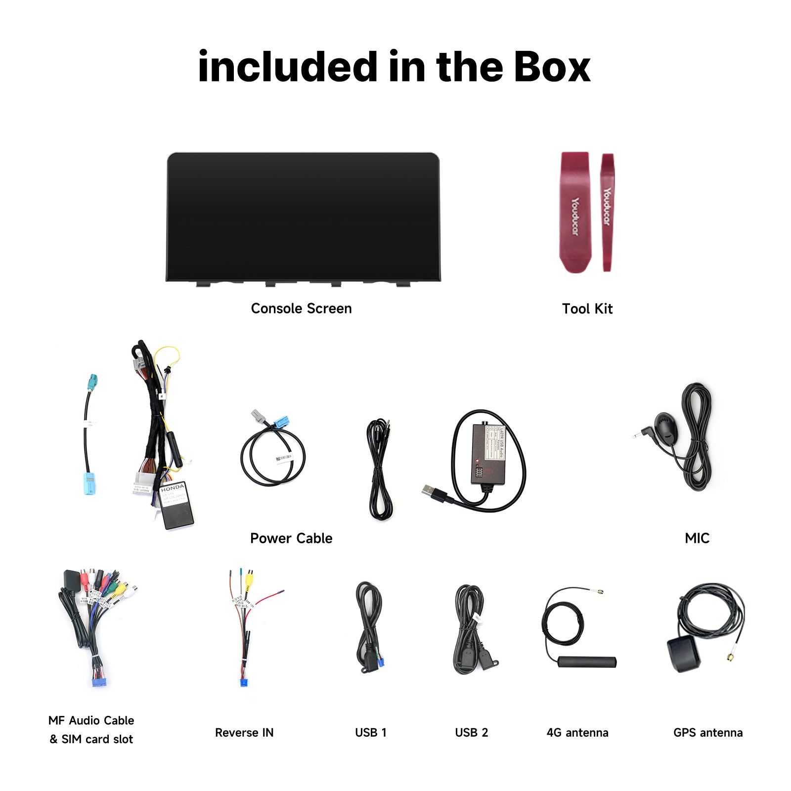 Youducar for Honda Civic 2016‑2021 | 10.33‑inch Dual‑OS Android Head Unit with Wireless CarPlay