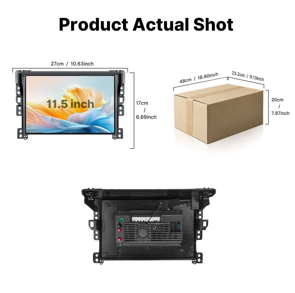 Youducar 11.5 Inch Android Car Stereo For Toyota Fortuner 2016-2026, Plug and Play Car Radio GPS Navigation Head Unit