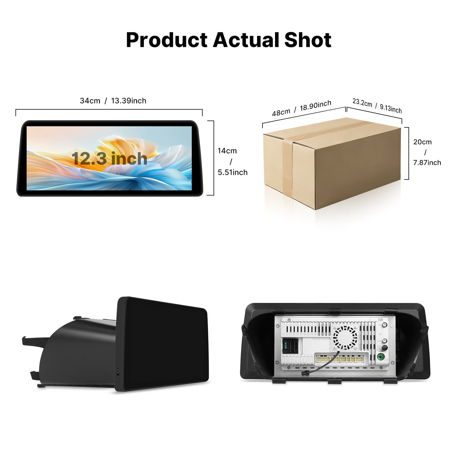 Youducar 12.3-Inch Android Head Unit for Acura TSX (Honda Spirior) 2009-2014 | OEM-Style Large Screen with Wireless CarPlay