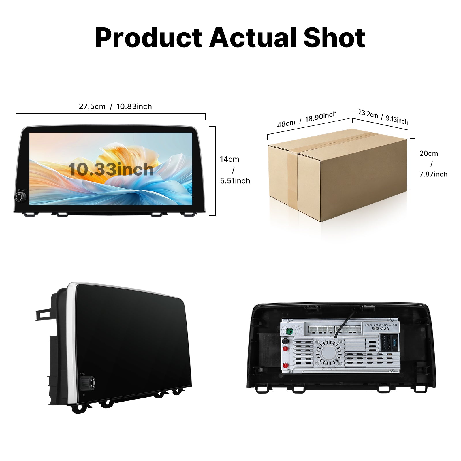 Youducar 10.33-Inch Android Head Unit for Honda CR-V 2017-2022 | Large Touchscreen with Wireless CarPlay & Android Auto