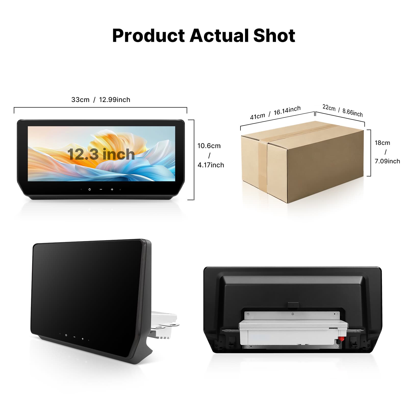 Youducar 12.3” Android Head Unit for Toyota RAV4 2019-2025 | Wireless CarPlay & Android Auto, GPS Navigation