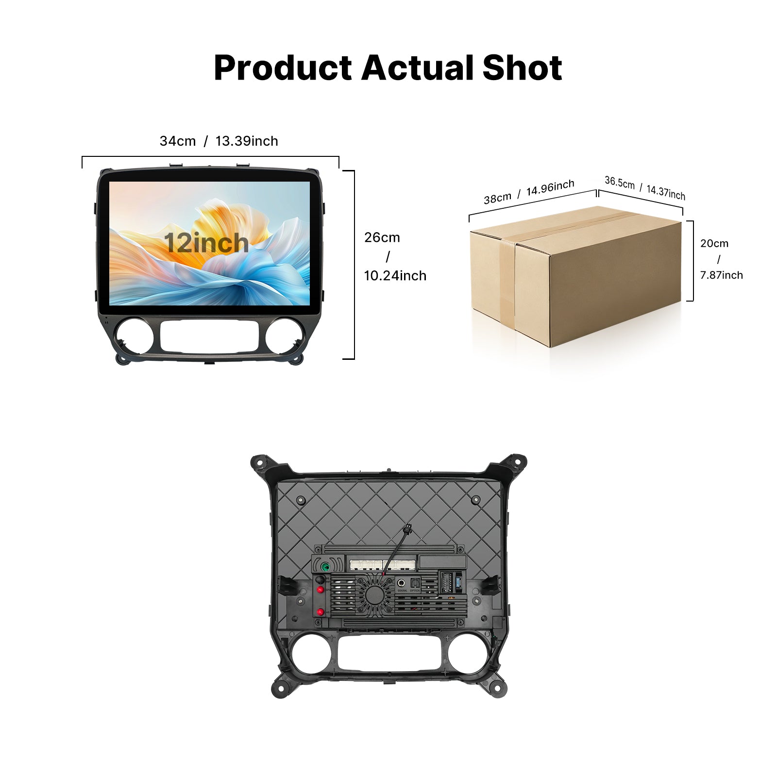 Youducar 12 Inch Android Car Stereo for Chevrolet Silverado 2014-2020, Wireless CarPlay Android Auto GPS Navigation Touch Screen Head Unit