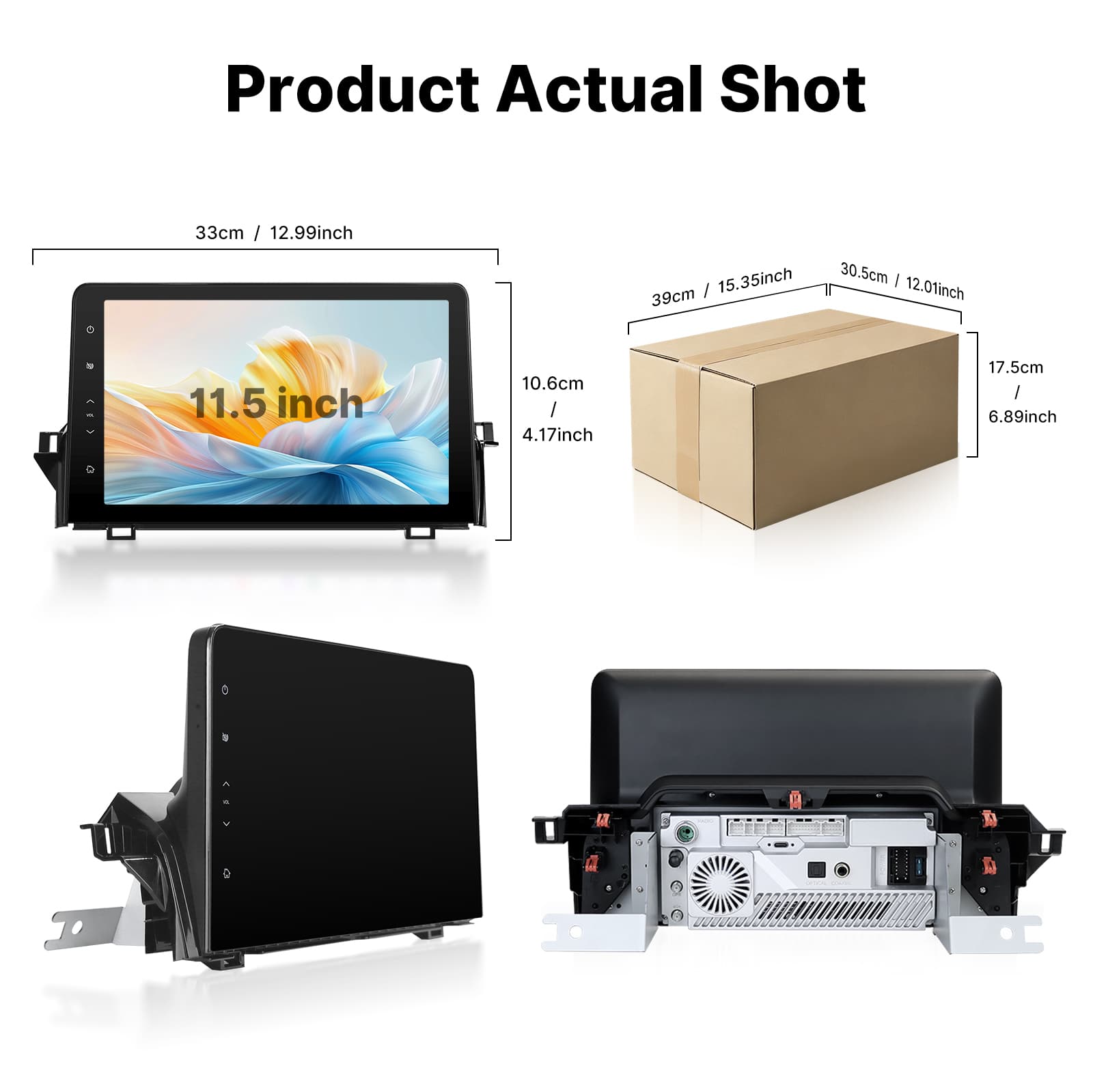 Youducar 11.5-Inch Android Head Unit for Toyota Camry 2021-2023 | Large Touchscreen Upgrade with Wireless CarPlay & Android Auto
