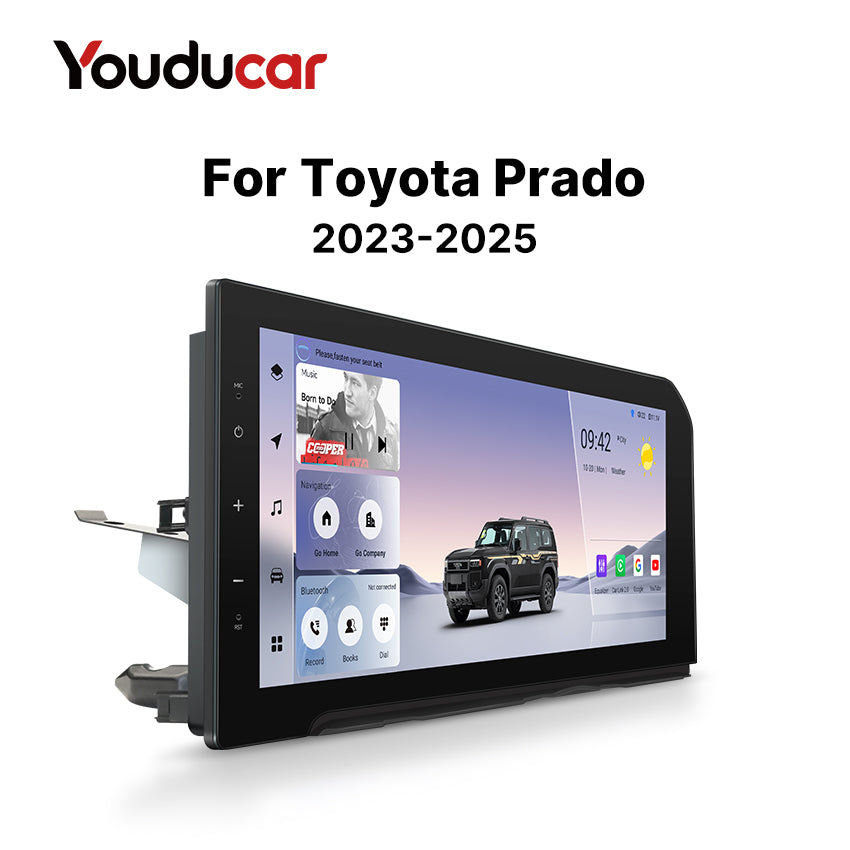 ouducar Android Head Unit for Toyota Land Cruiser Prado | Wireless CarPlay & Android Auto Youducar