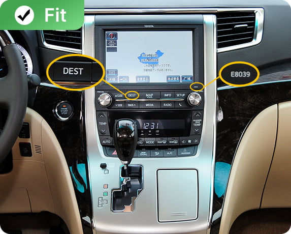 Honda CR-V factory radio screen option A – OEM style dashboard display