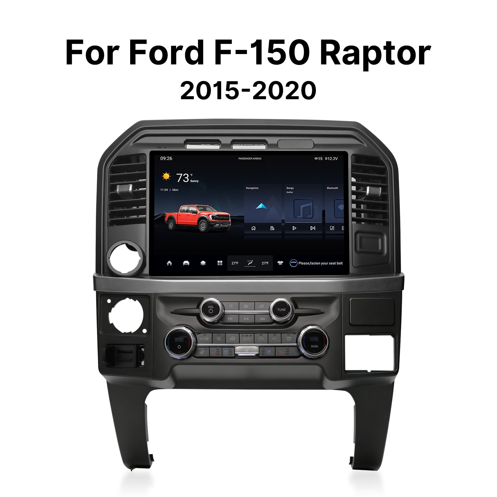 Youducar 13-Inch Android Head Unit for Ford F-150 2015-2019 | Giant Touchscreen Upgrade with Wireless CarPlay & Android Auto