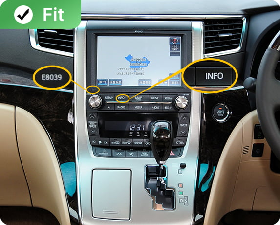 Honda CR-V factory radio screen option A – OEM style dashboard display