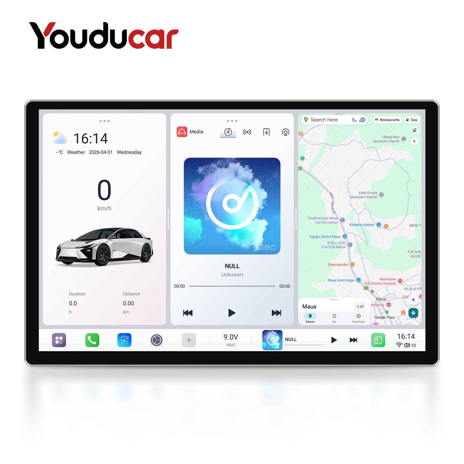 Youducar Universal 14.6” Smart Head Unit - High Performance & Global Shipping