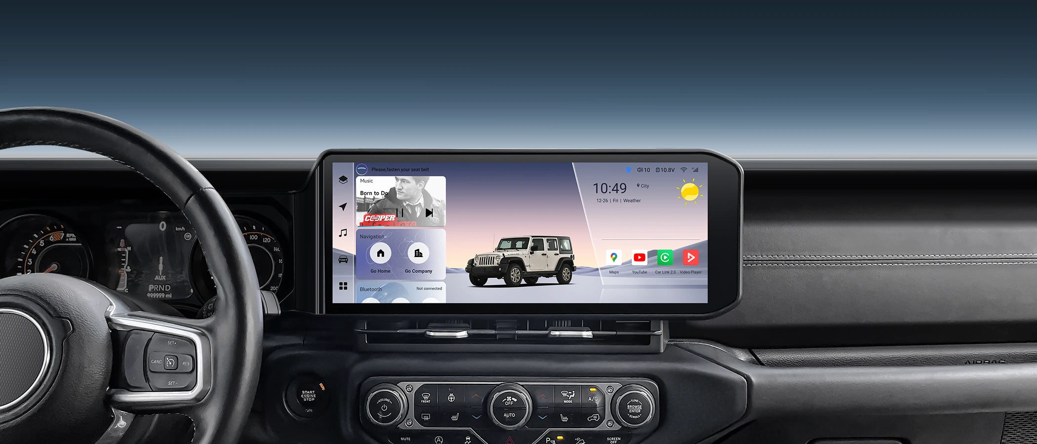Upgrade your Jeep Wrangler with a premium Android head unit from Youducar. Plug-and-play touchscreen with Wireless CarPlay & Android Auto. Shop now for 2016-2021 models.