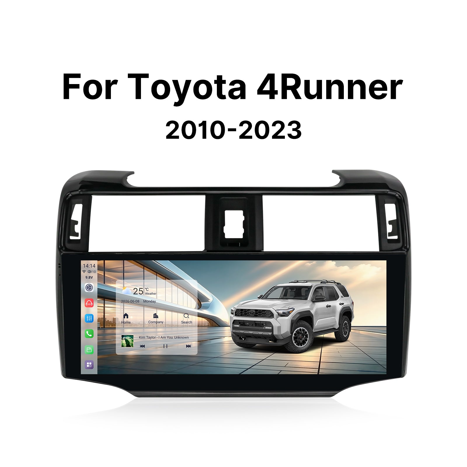Youducar 12.3 Inch Android Car Stereo For Toyota 4Runner 2010-2023 Car Radio GPS Navigation Head Unit