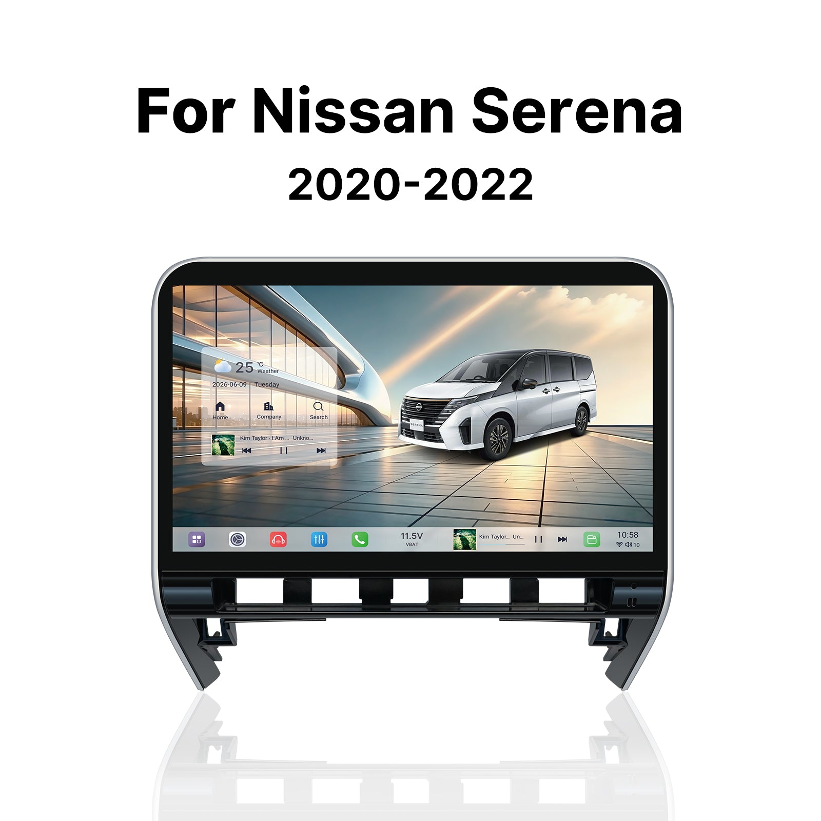 Youducar 11.5 Inch Android Car Stereo For Nissan Serena 2020‑2022, Plug and Play Car Radio GPS Navigation Head Unit