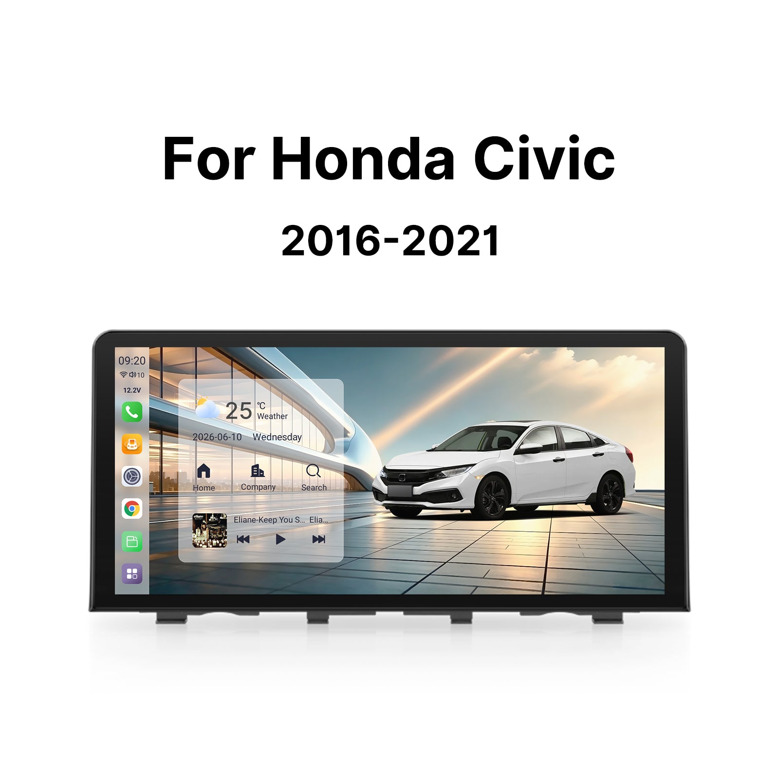 Youducar for Honda Civic 2016-2021 | 10.33-inch Android Head Unit with Wireless CarPlay