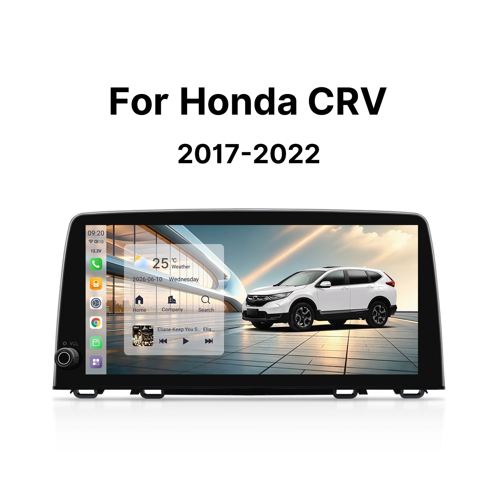 Youducar 10.33-Inch Android Head Unit for Honda CR-V 2017-2022 | Large Touchscreen with Wireless CarPlay & Android Auto