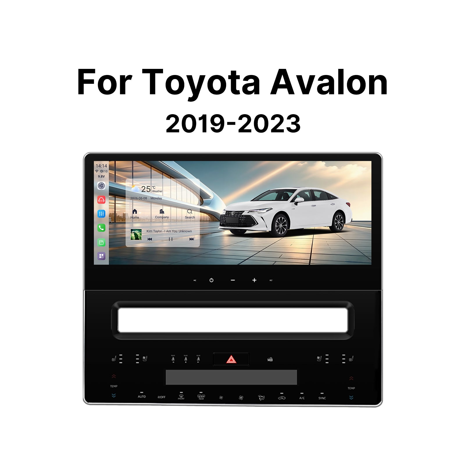 Youducar Android Head Unit for Toyota Avalon 2019-2023 | Large Touchscreen Display