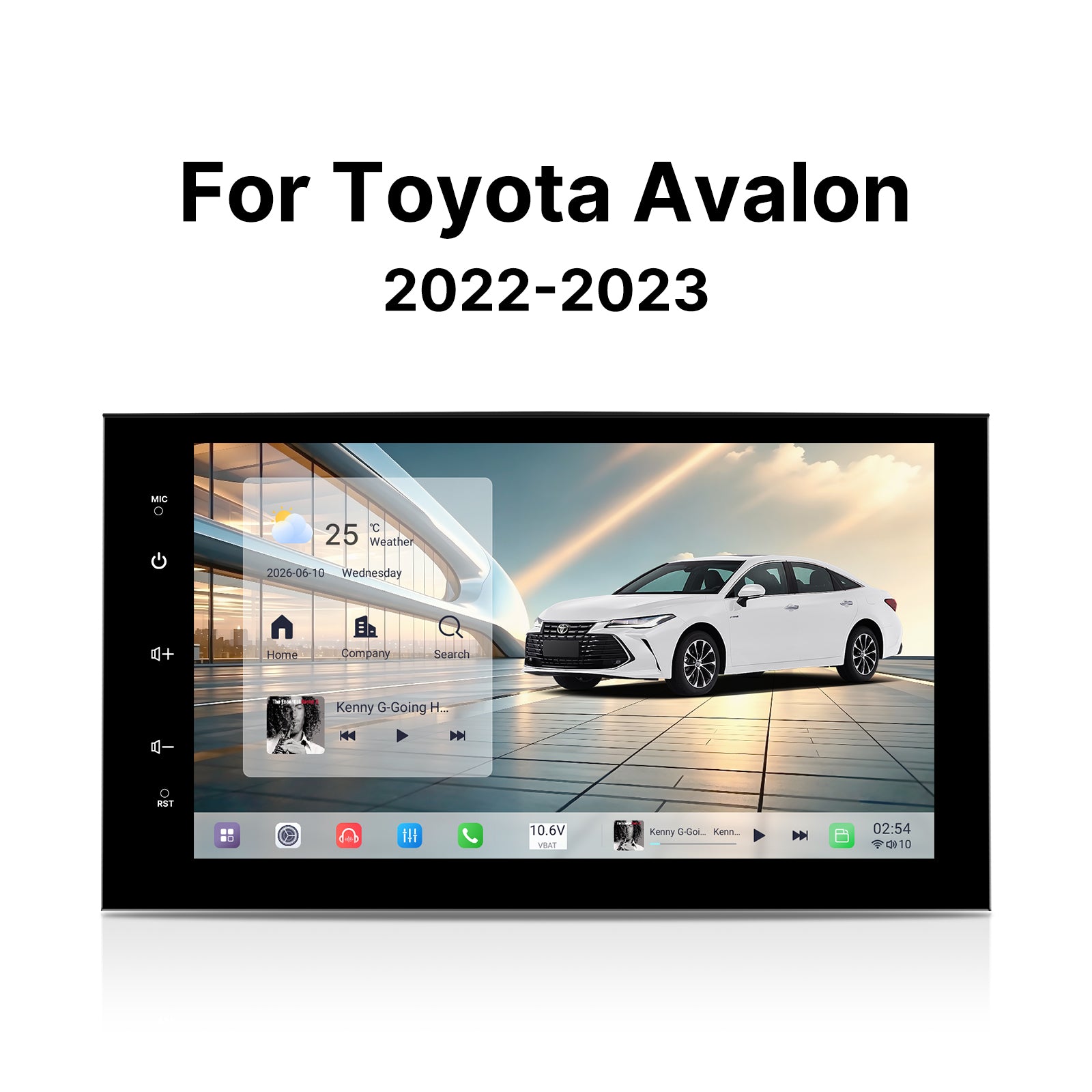 Youducar 10.2-Inch Android Head Unit for Toyota Avalon 2022 2023 | Premium Touchscreen with Wireless CarPlay & Android Auto