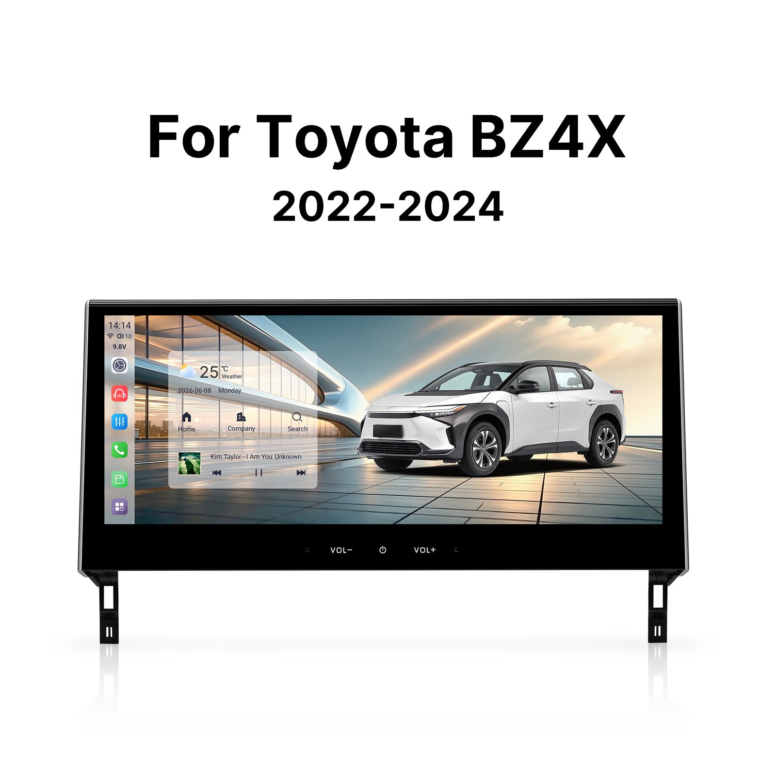 Youducar for Toyota bZ4X 2022-2024 | 12.3-inch OEM Android Head Unit with Wireless CarPlay