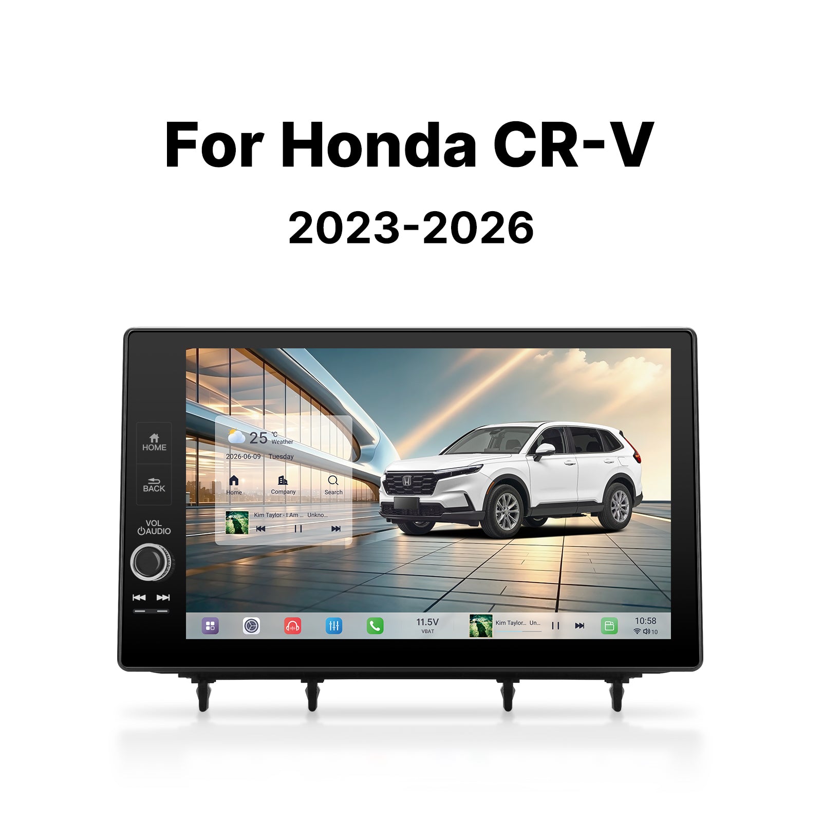 Youducar Android Head Unit for Honda CRV 2023-2026 | Wireless CarPlay & Android Auto