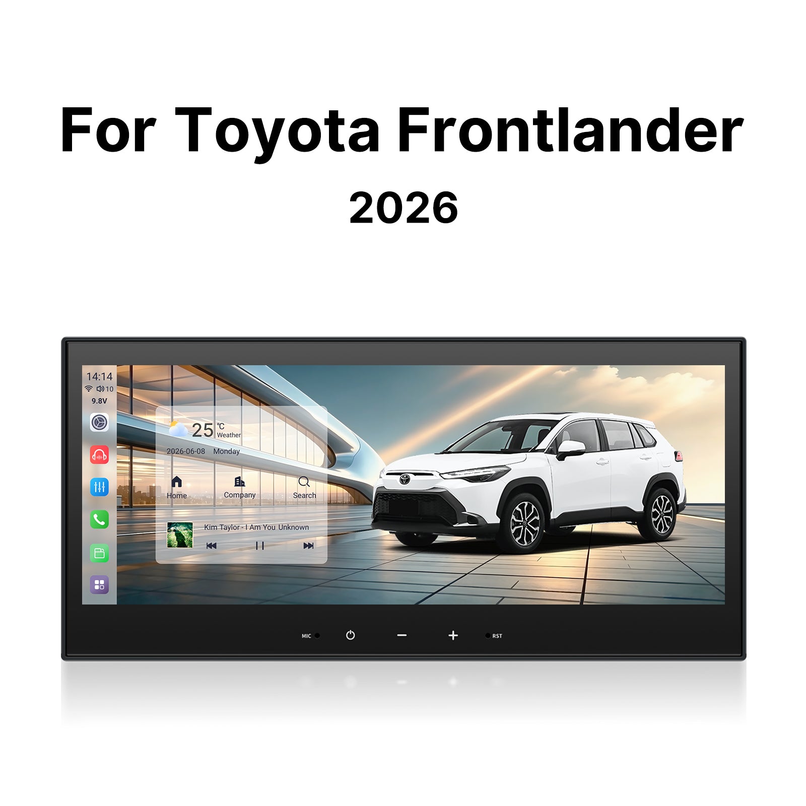 Youducar for Toyota Frontlander 2026 | 12.3-inch OEM Android Head Unit with Wireless CarPlay