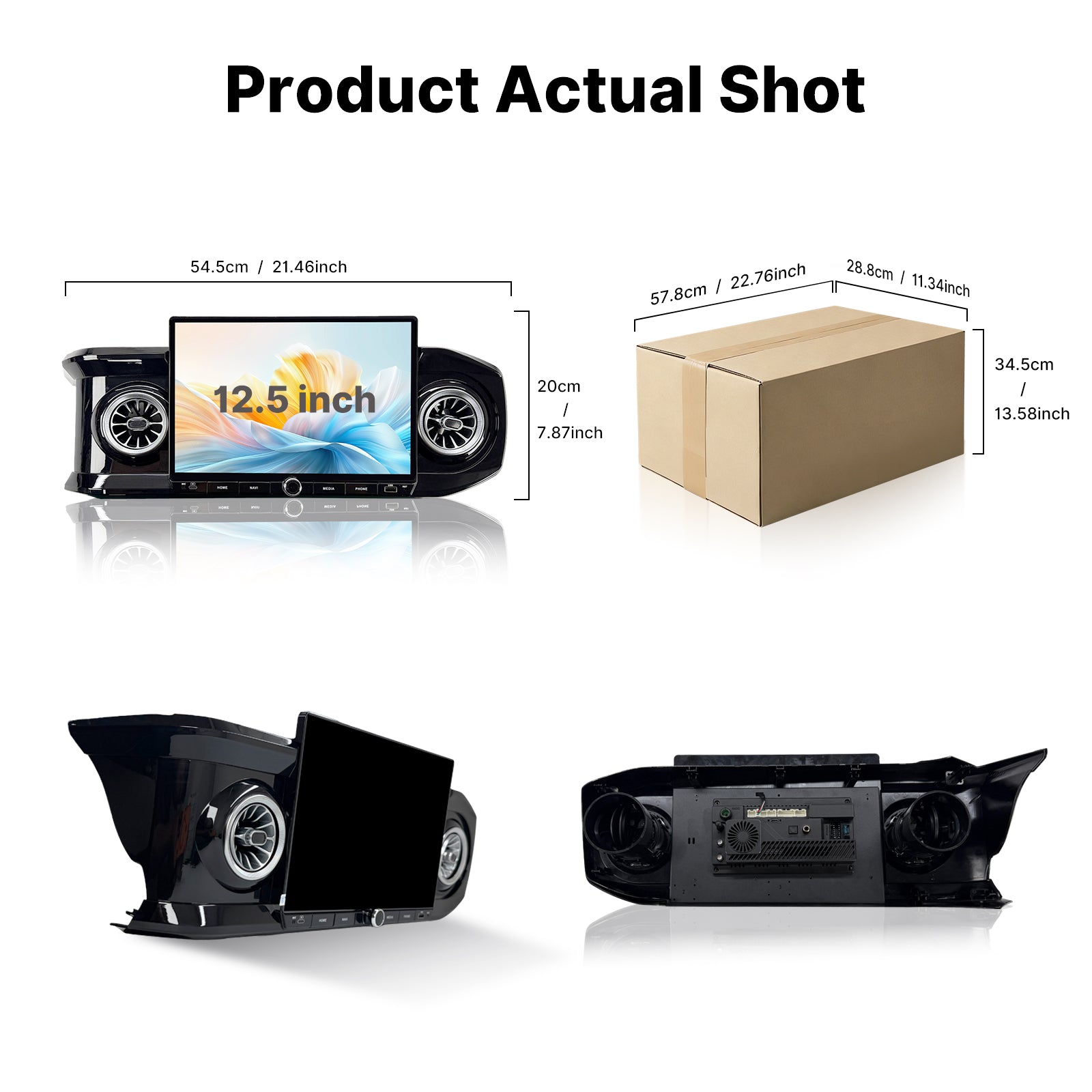 Youducar 12.5 Inch Android Car Stereo For Toyota Tacoma 2016‑2023, Plug and Play Car Radio GPS Navigation Head Unit
