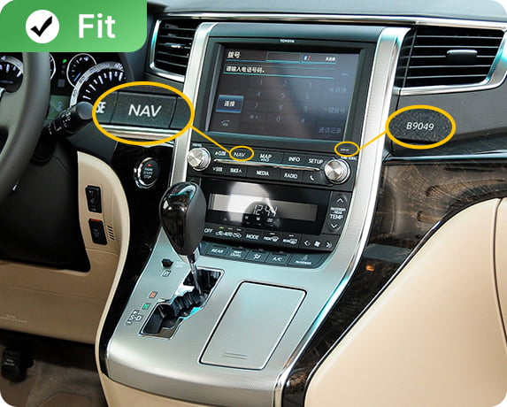 Honda CR-V factory radio screen option A – OEM style dashboard display