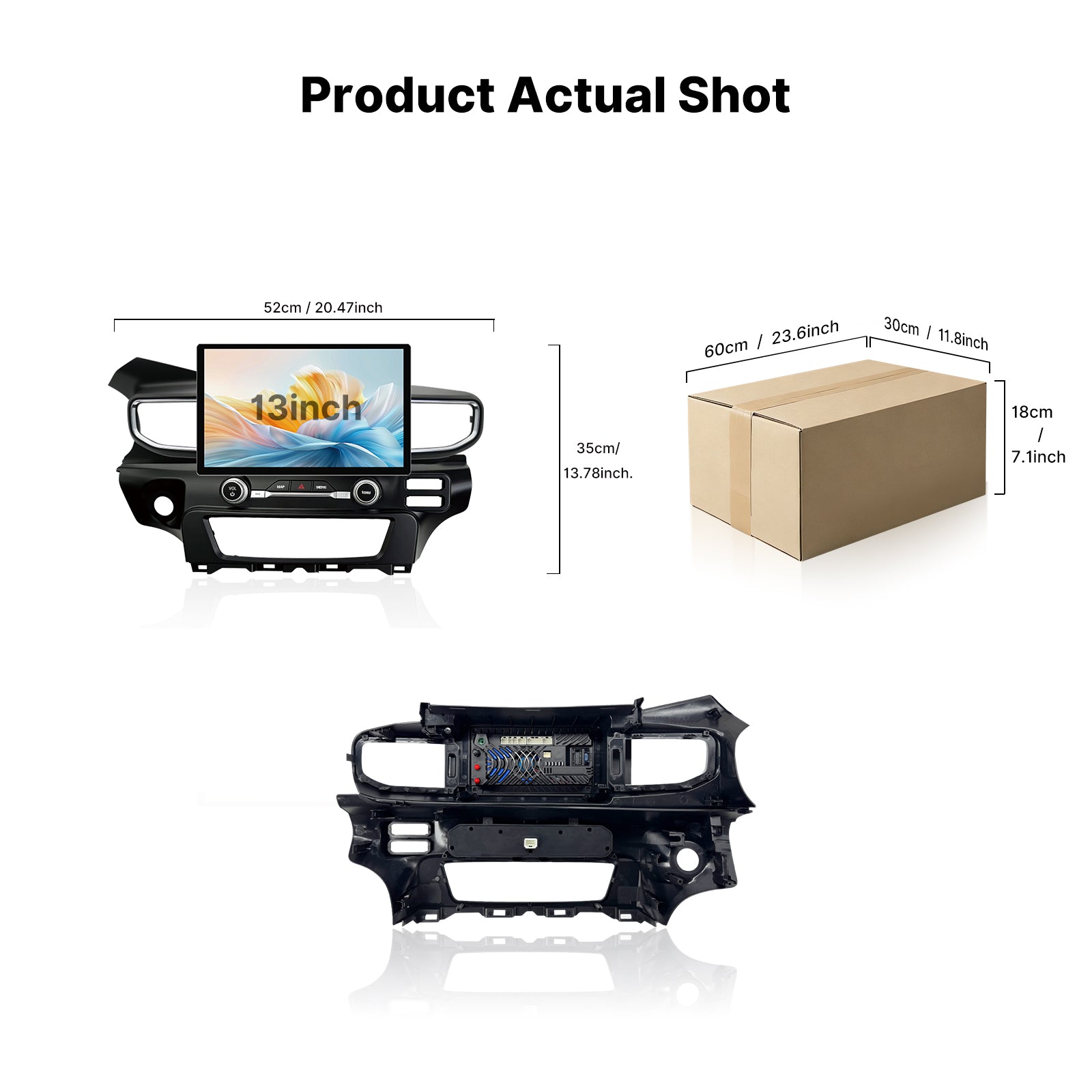 Youducar 13.1 Inch Android Car Radio for Ford Explorer 2020-2022, HD Touch Screen GPS Navigation Multimedia Player