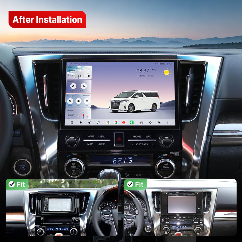 Youducar Head Unit for Toyota Alphard 2015-2019 | Large Touchscreen with Apple CarPlay Youducar