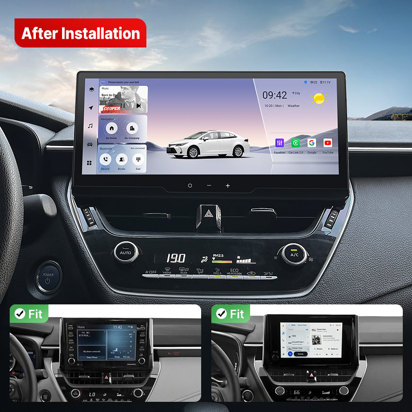 Youducar Android Stereo for Toyota Corolla 2019-2025 - Wireless CarPlay Youducar