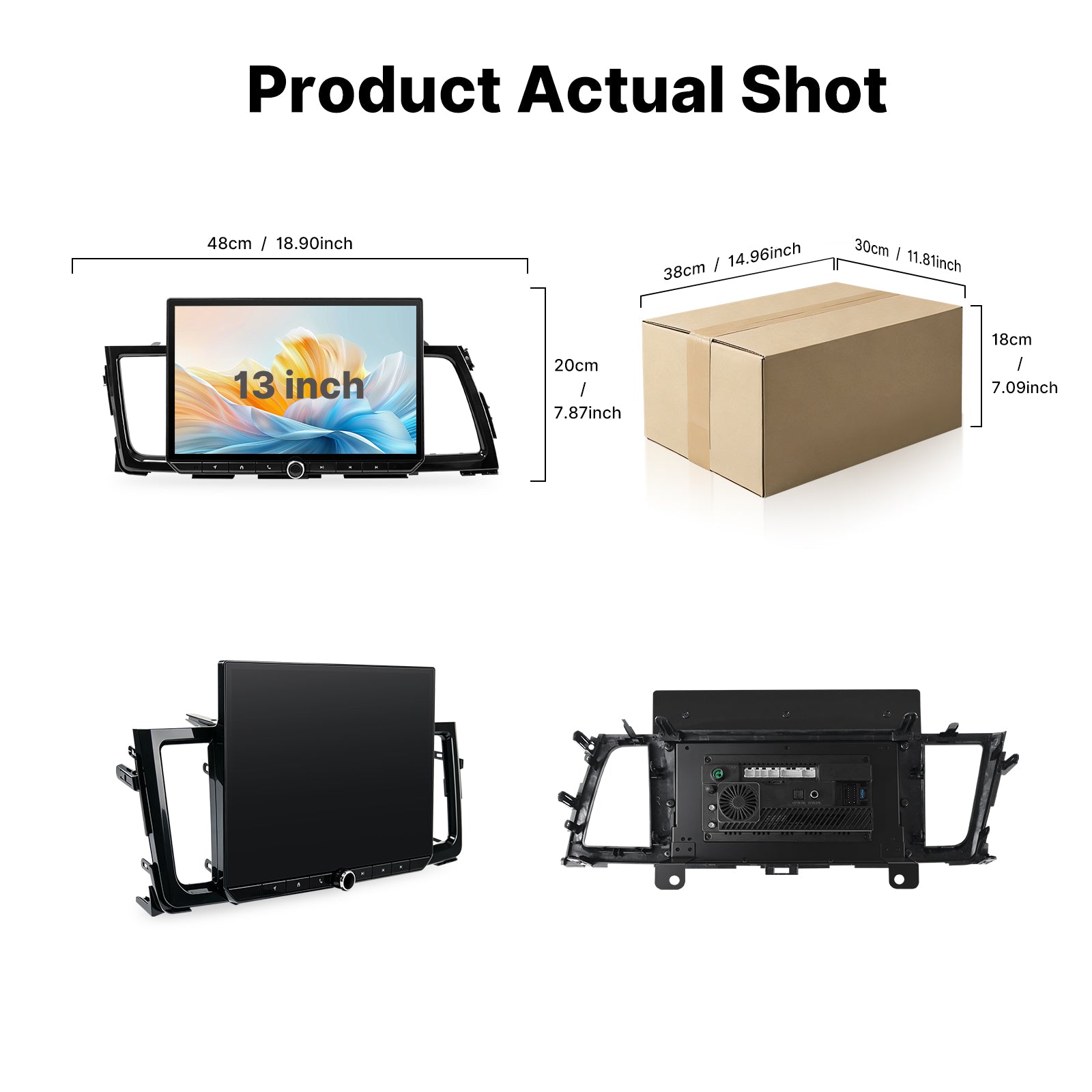 Youducar 13 Inch Android Car Stereo For Toyota Highlander 2014‑2021, Plug and Play Car Radio GPS Navigation Head Unit