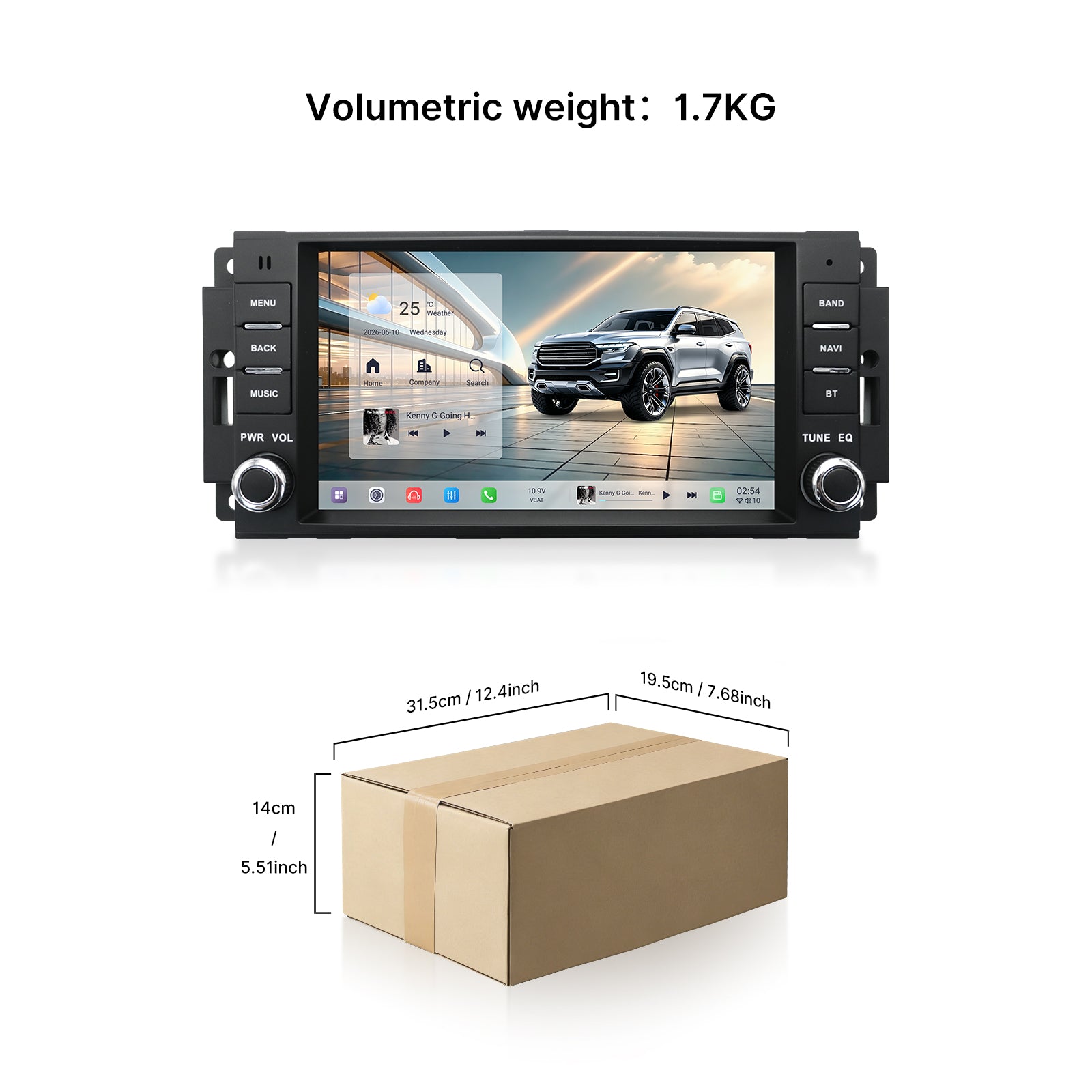 Youducar 7 Inch Aftermarket Car Stereo, Interior Upgrade Radio for Jeep Wrangler & Compass & Patriot