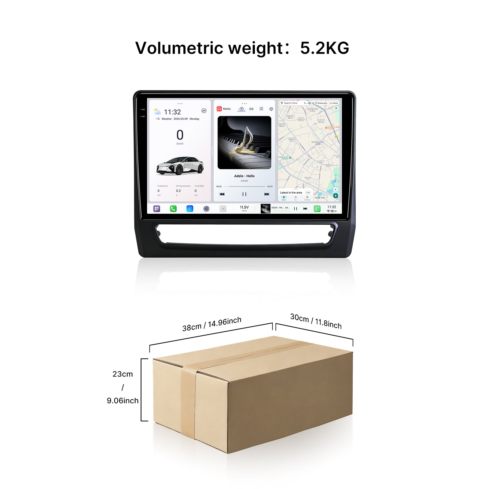 Youducar 10.36" Android Car Stereo for Mitsubishi ASX 2020-2025 | Glossy Black Frame IPS Touch Screen Plug & Play
