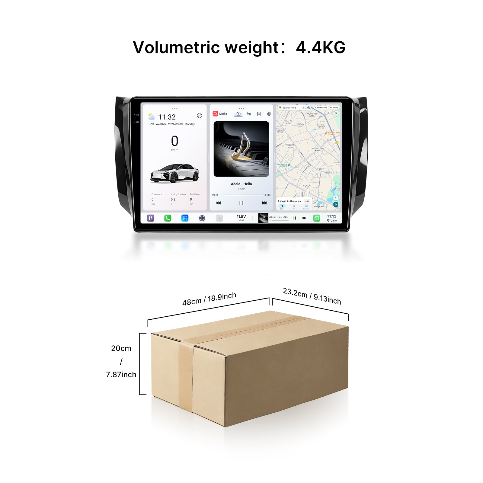 Youducar 10.36" Android Car Stereo for Nissan Sentra 2016 | Glossy Painted Dashboard Frame GPS Navi Kit