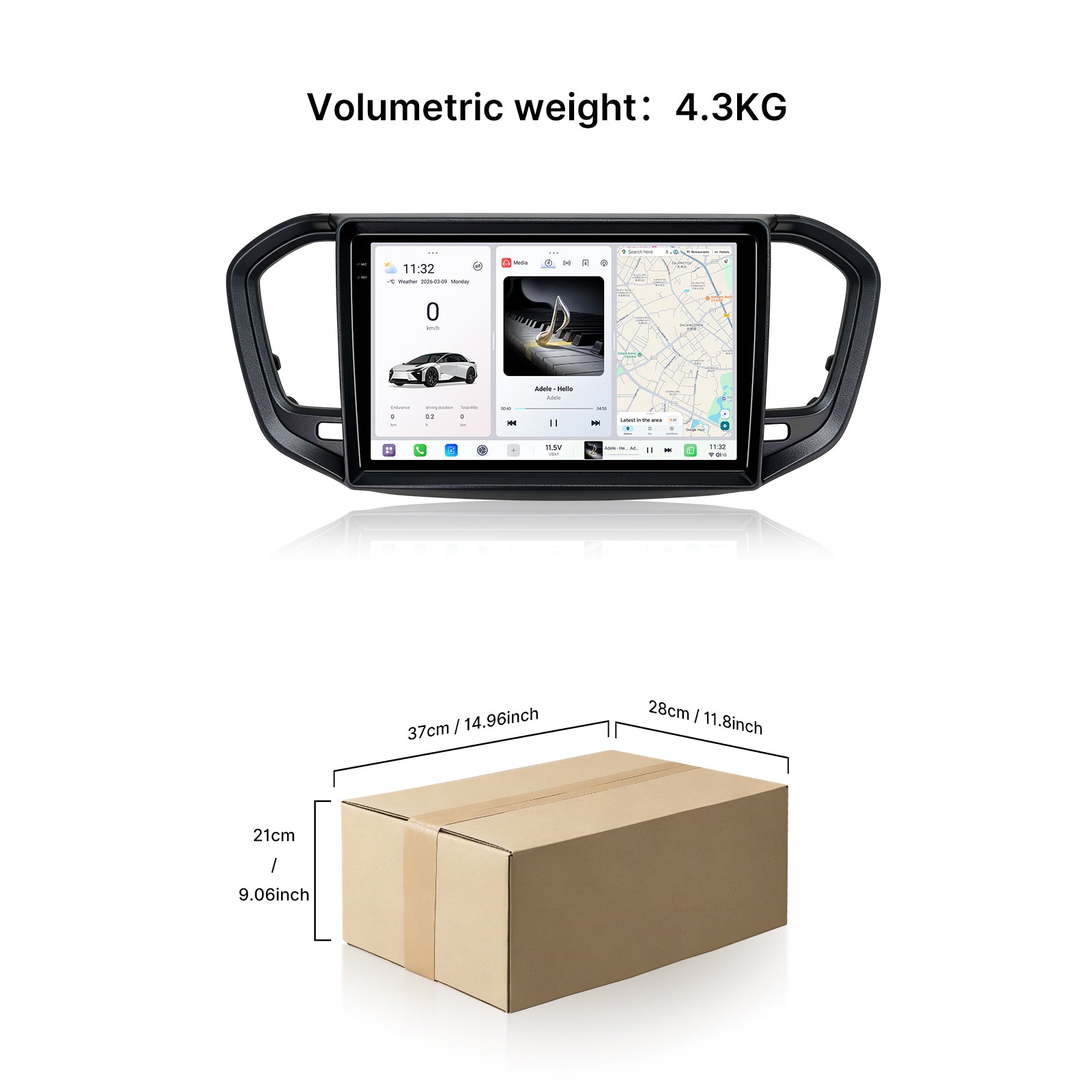 Youducar 9.5" Android Car Touch Screen For LADA VESTA NG 2023-2026 Wireless CarPlay GPS Navigation Stereo