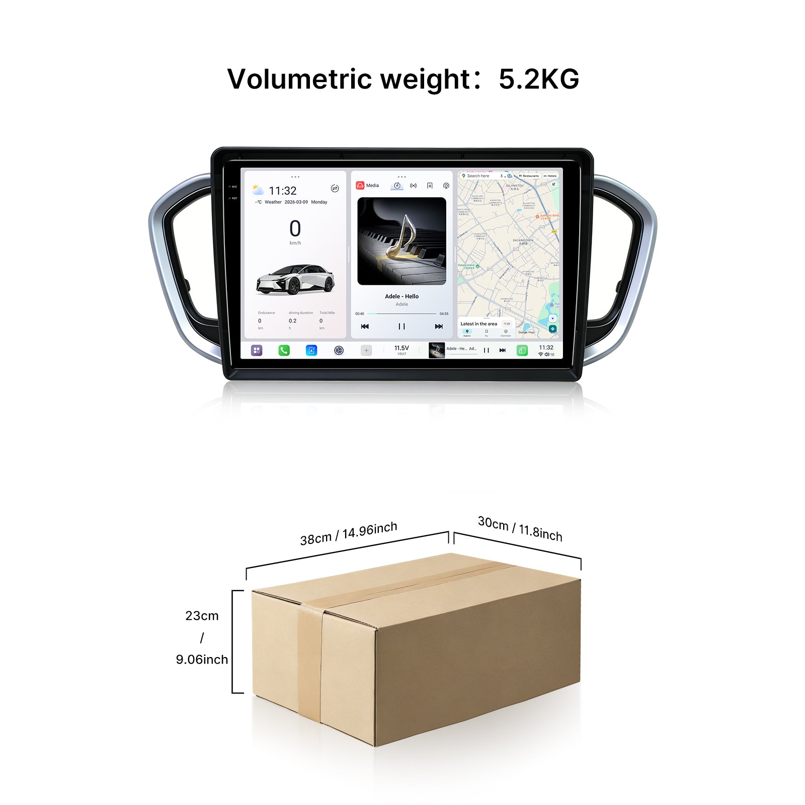 Youducar 10.36'' HD Car Radio + Matte Black Silver Edge Frame Kit for Lada Vesta NG 2023-2026 Android Auto Navigation