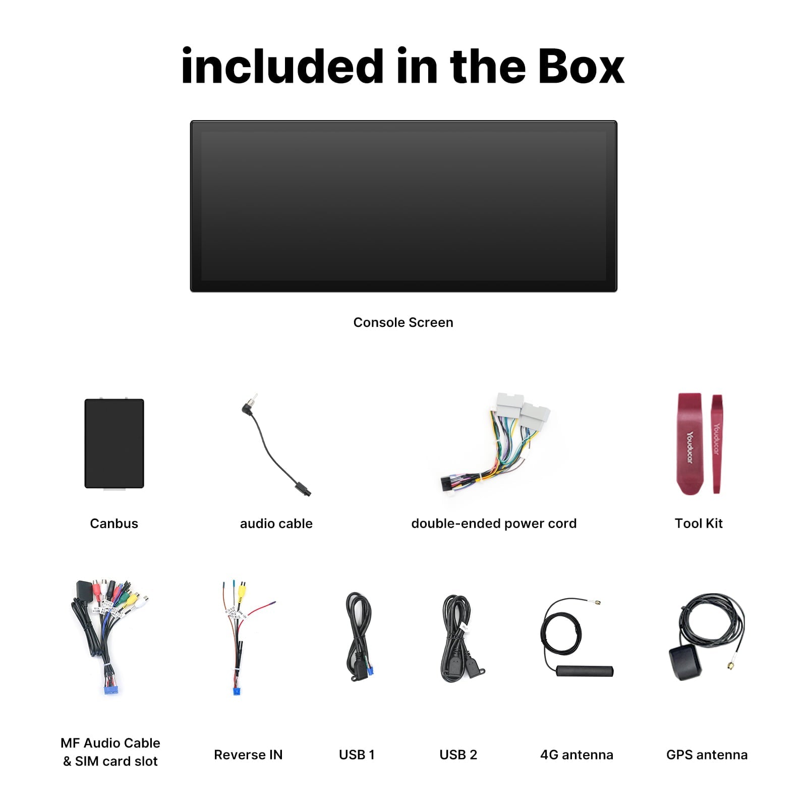 Youducar 12.3-Inch Android Head Unit for Jeep Wrangler JK (2011-2017) | Rugged Touchscreen with Wireless CarPlay & Android Auto Jeep