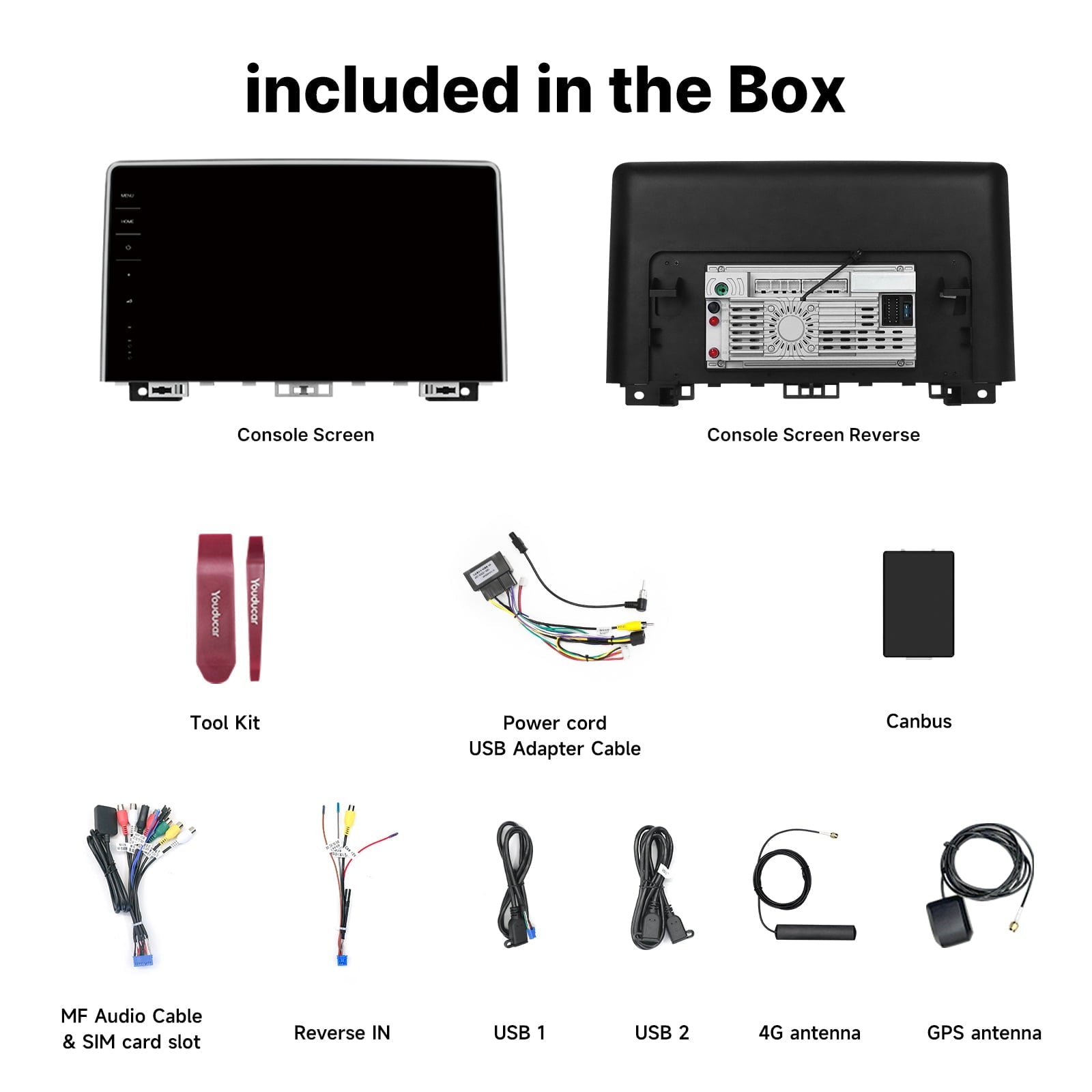 Youducar 12.8-Inch Android Head Unit for Volkswagen 2023-2026 Models | Large Touchscreen with Wireless CarPlay & Android Auto - Youducar