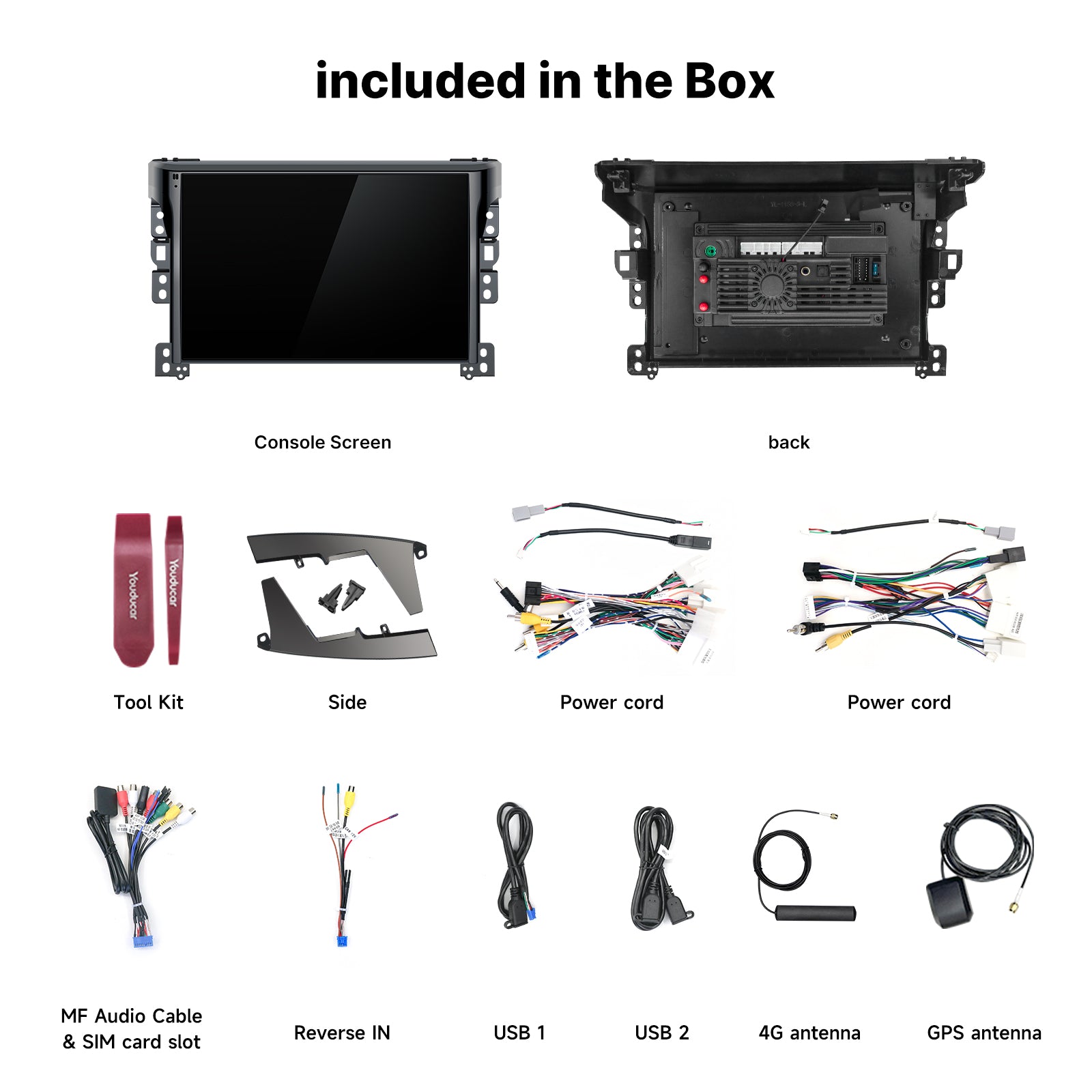 Youducar 11.5 Inch Android Car Stereo For Toyota Fortuner 2016-2026, Plug and Play Car Radio GPS Navigation Head Unit