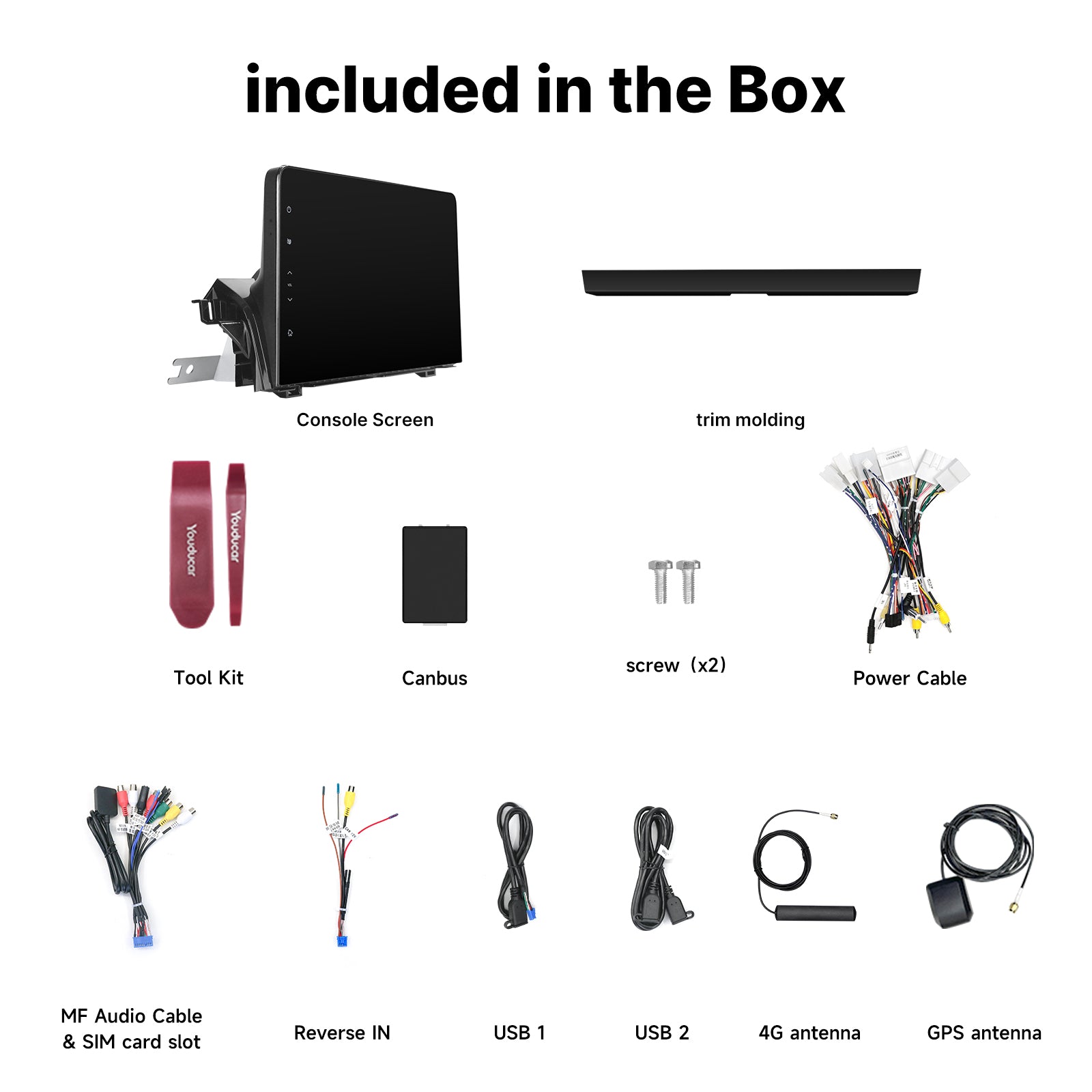 Youducar 11.5-Inch Android Head Unit for Toyota Camry 2021-2023 | Large Touchscreen Upgrade with Wireless CarPlay & Android Auto