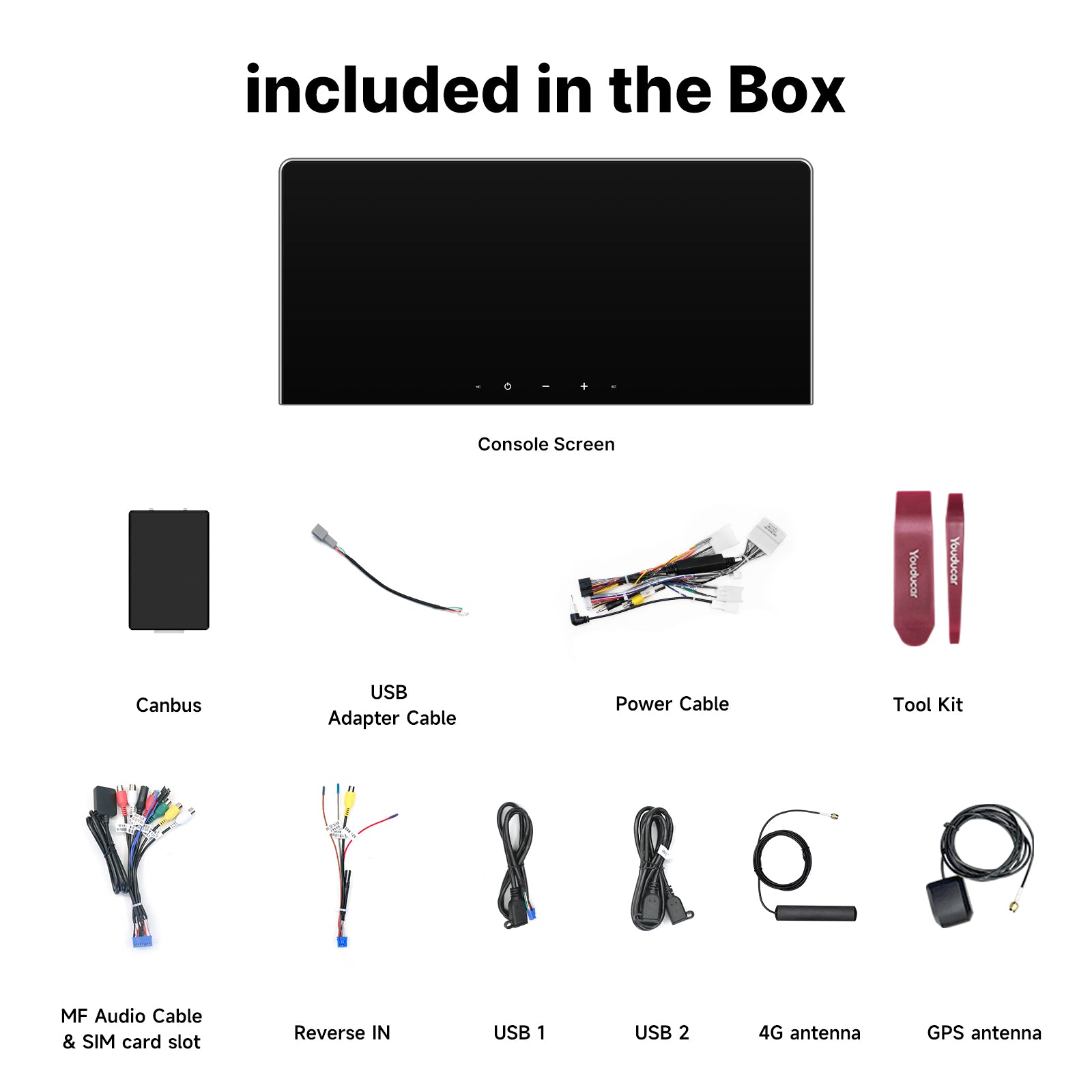 Youducar 12.3-Inch Android Head Unit for Toyota Avalon 2024-2026 | Flagship Touchscreen with Wireless CarPlay & Android Auto