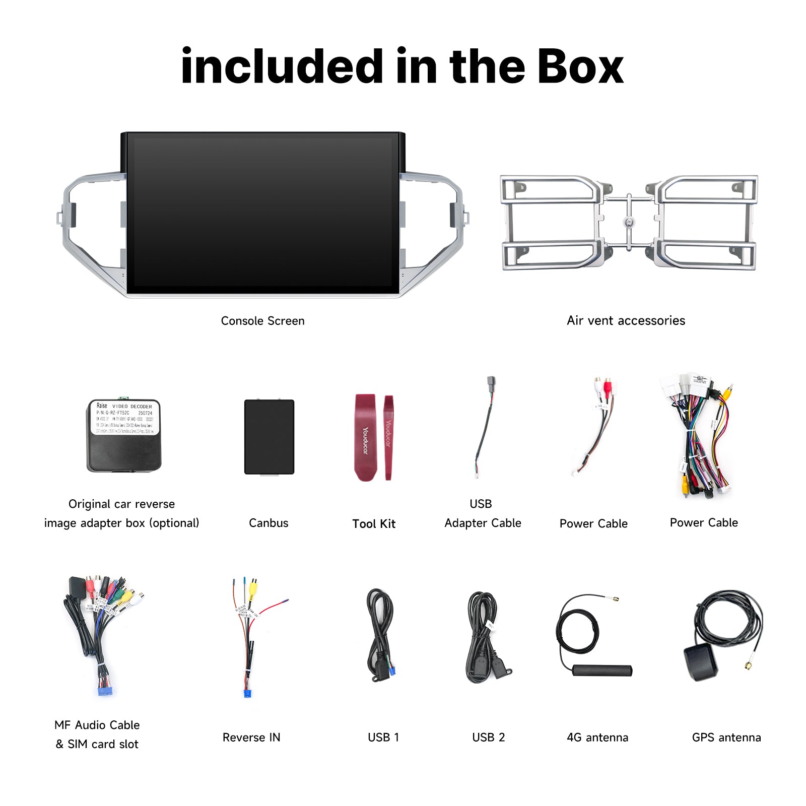 Youducar 14.6-Inch Android Head Unit for Toyota Tundra 2020-2024 | Giant Touchscreen Command Center with Wireless CarPlay & Android Auto