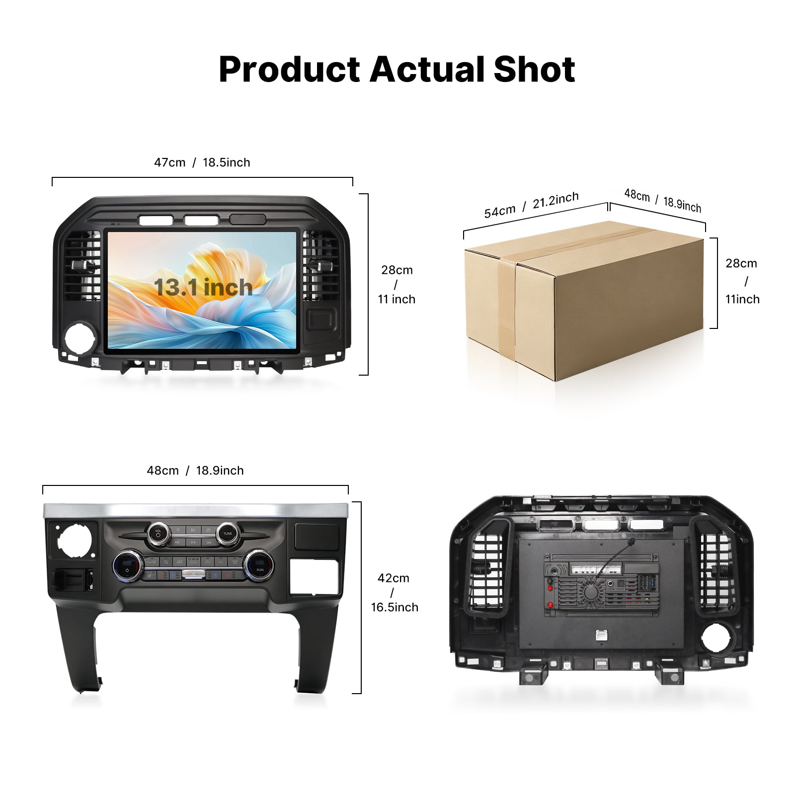 Youducar 13-Inch Android Head Unit for Ford F-150 2015-2019 | Giant Touchscreen Upgrade with Wireless CarPlay & Android Auto