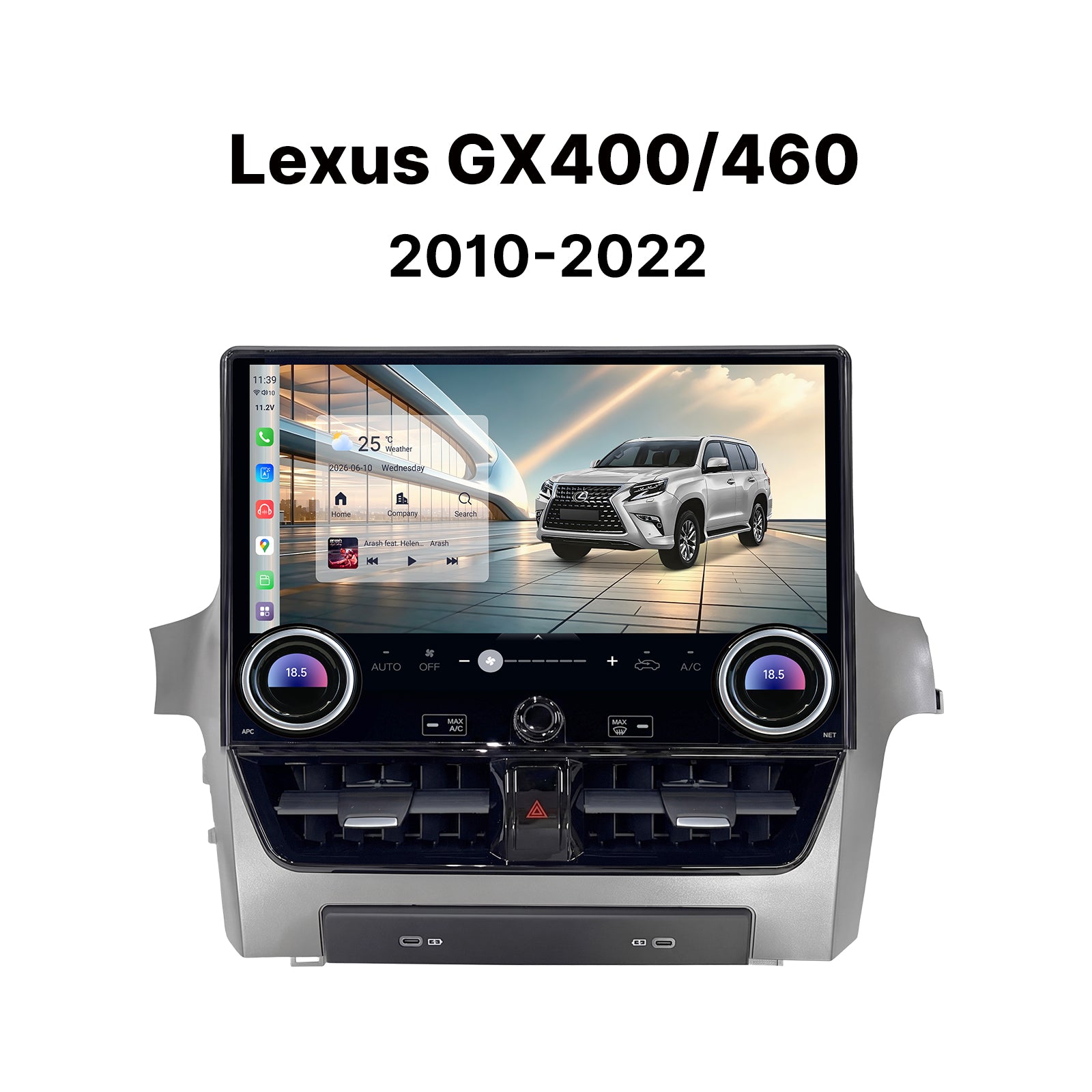 Youducar 12.5" Android Car Radio GPS TV Player Navigation Head Unit for Lexus 2010-2022 Wireless CarPlay Android Auto DSP