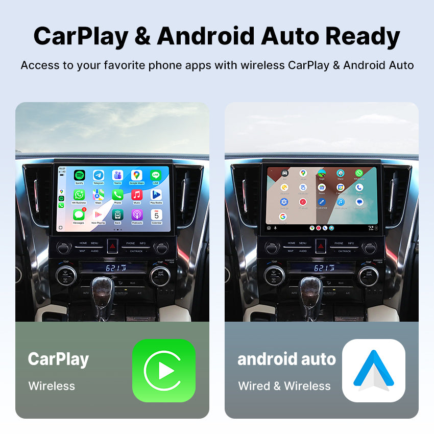 Youducar Head Unit for Toyota Alphard 2015-2019 | Large Touchscreen with Apple CarPlay Youducar