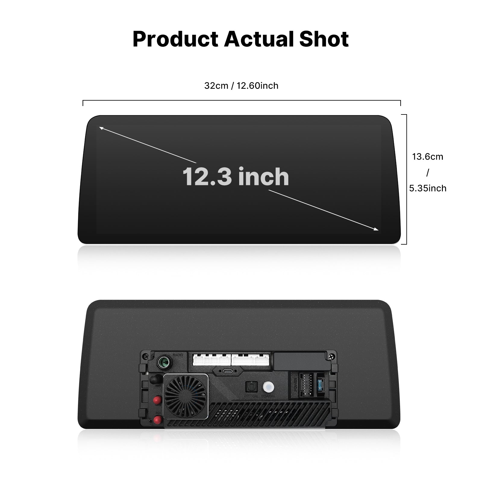 Youducar 12.3 Inch Android Car Radio DVD Player GPS Navigation Head Unit Universal 2 DIN Adjustable Floating Screen Hi-Res Audio