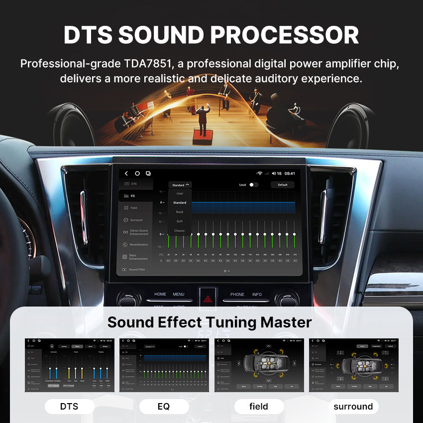 Youducar Head Unit for Toyota Alphard 2015-2019 | Large Touchscreen with Apple CarPlay Youducar