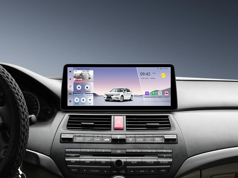 YOUDUCAR 12.3 inch Android Car Stereo for Honda Accord 8th Gen 2008-2013 Touch Screen Radio Replacement