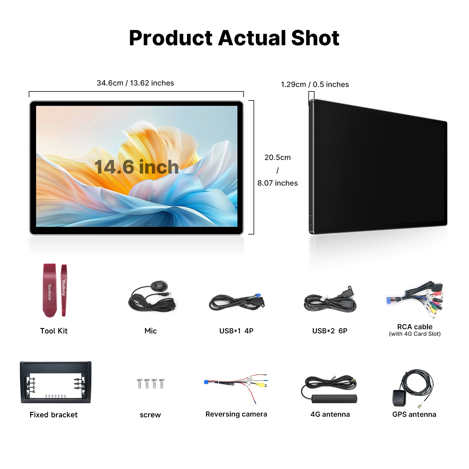 Youducar Universal 14.6” Smart Head Unit - High Performance & Global Shipping